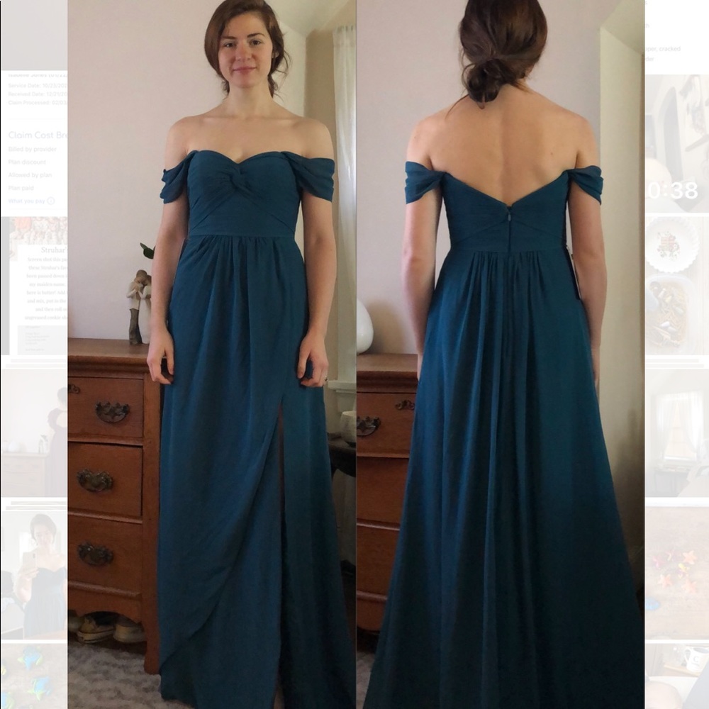 Azazie Millie in peacock